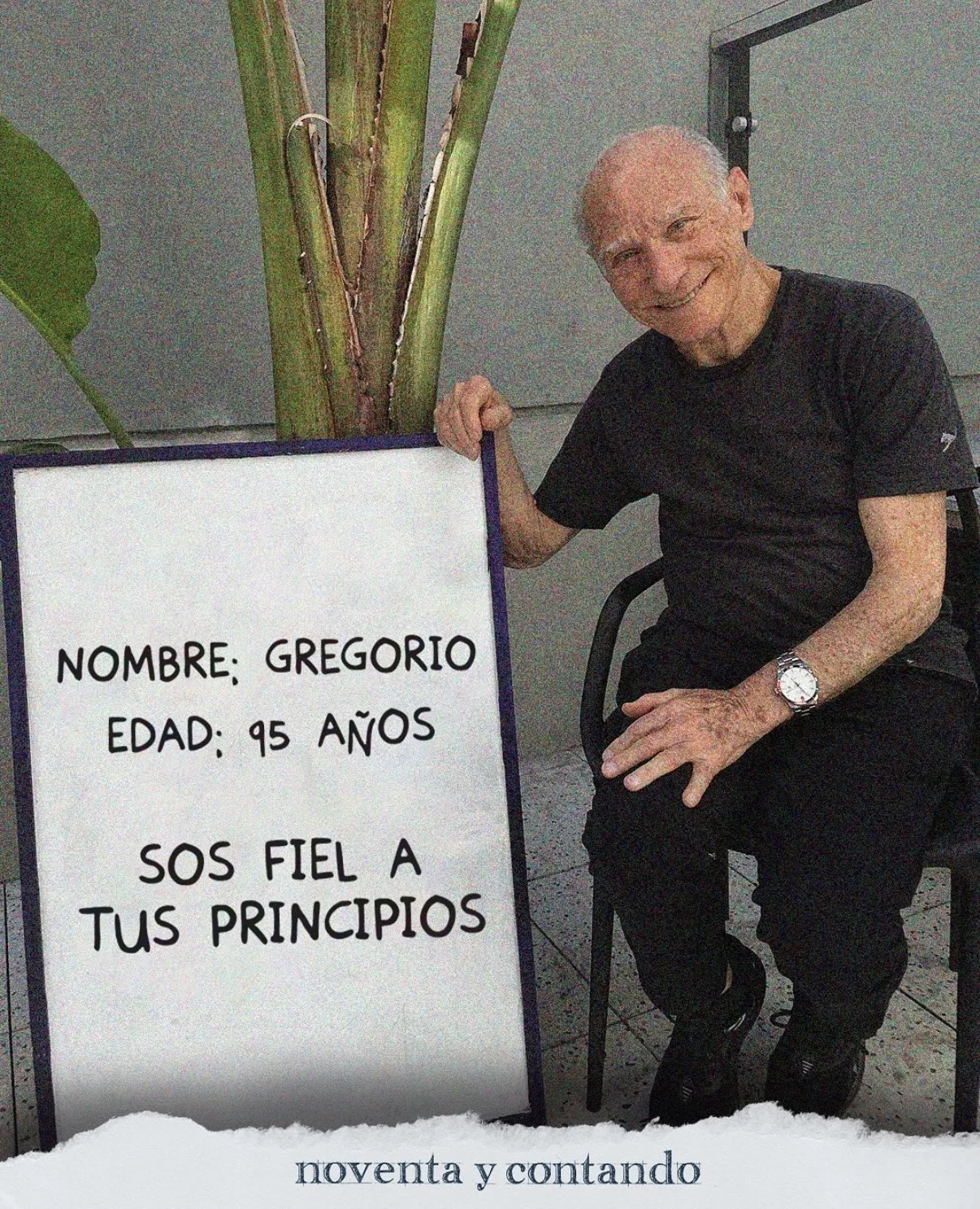 Protagonista de Seguimos Contando